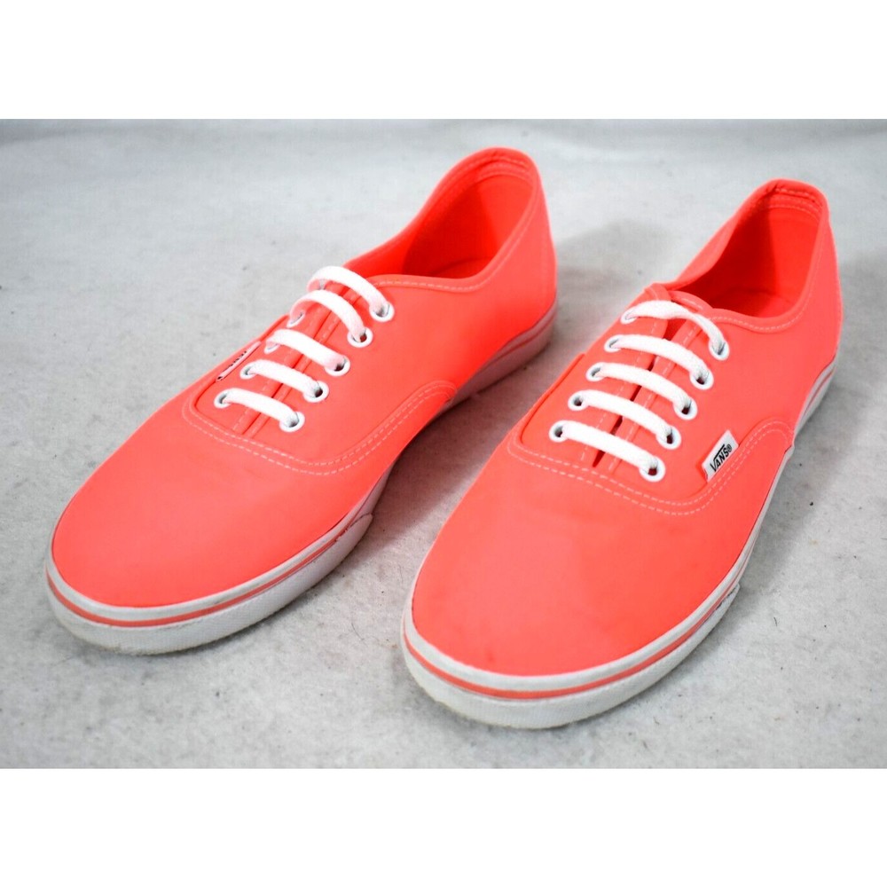 Vans Neon Orange Sneaker Womens Size 9 Men's Size 7.5